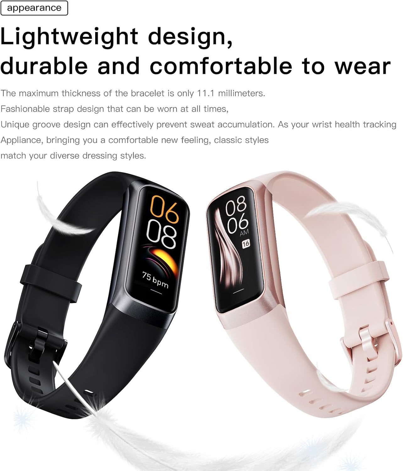 Stay Fit and Stylish! 💪✨ Check out our sleek AMOLED Health & Fitness Tracker for both men and women! With 25 sports modes, heart rate & blood pressure monitoring, and more! 🏃‍♂️⏱️ #FitnessGoals #HealthTracker