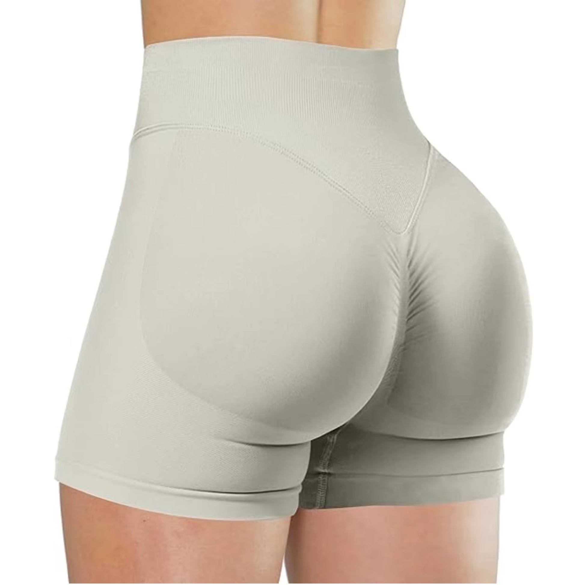 Summer High Waisted Yoga Shorts Fashionable and Sexy Running Fitness Pants Solid Color Yoga Leggings Customizable Labels
