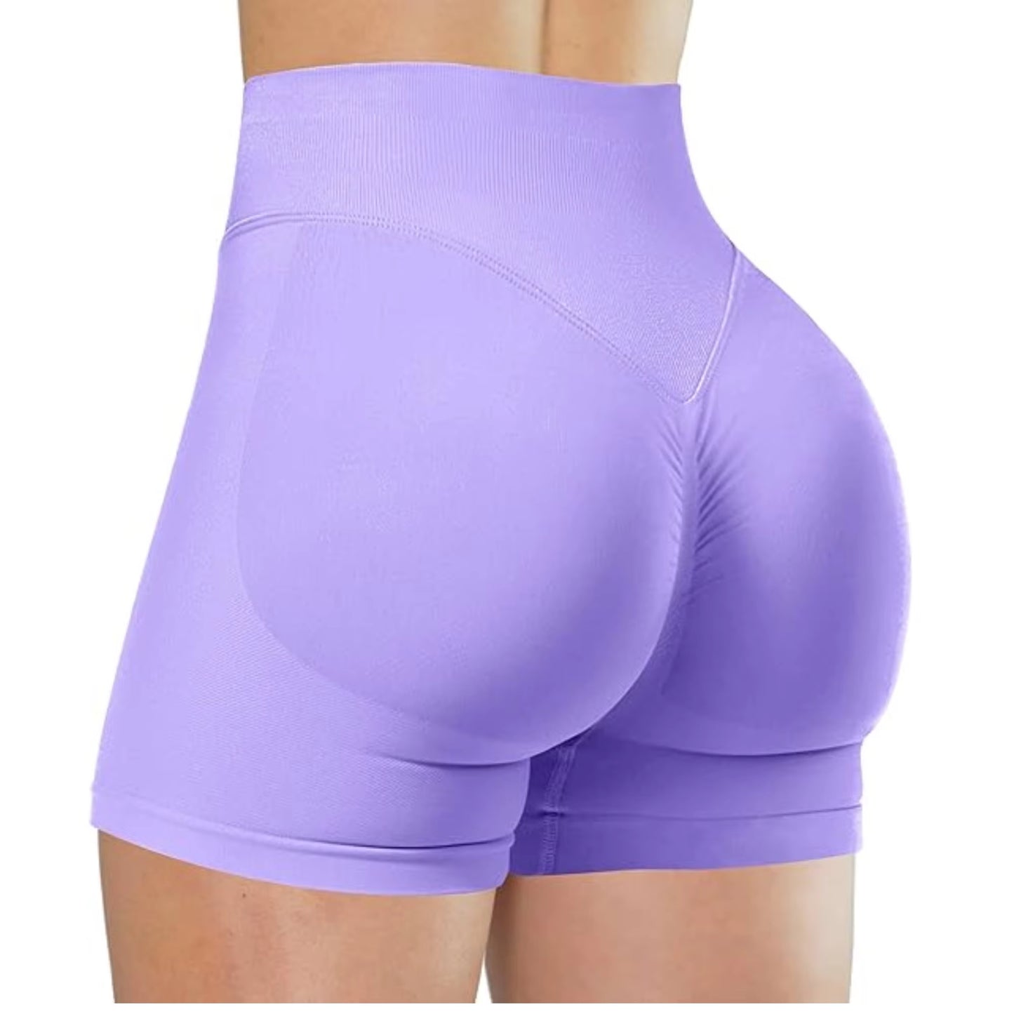 Summer High Waisted Yoga Shorts Fashionable and Sexy Running Fitness Pants Solid Color Yoga Leggings Customizable Labels