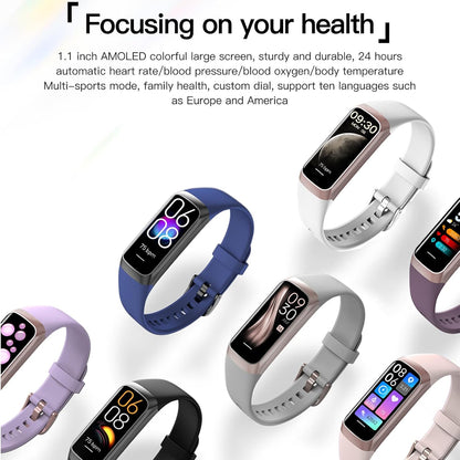Stay Fit and Stylish! 💪✨ Check out our sleek AMOLED Health & Fitness Tracker for both men and women! With 25 sports modes, heart rate & blood pressure monitoring, and more! 🏃‍♂️⏱️ #FitnessGoals #HealthTracker