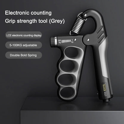 5-100KG Digital Electronic Hand Grip Power Strength Trainer Tester Hand Dynamometer Professional Fitness Accessories