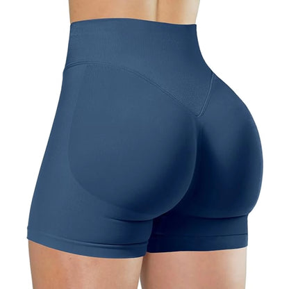 Summer High Waisted Yoga Shorts Fashionable and Sexy Running Fitness Pants Solid Color Yoga Leggings Customizable Labels
