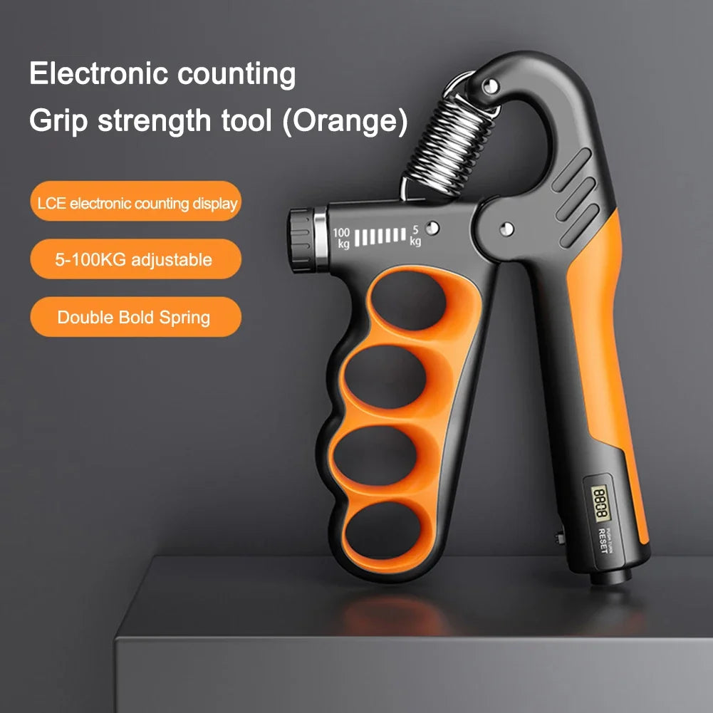 5-100KG Digital Electronic Hand Grip Power Strength Trainer Tester Hand Dynamometer Professional Fitness Accessories
